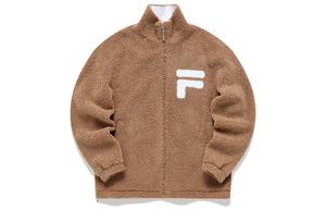 Бархатная куртка унисекс Тедди Кэмел Fila, коричневый