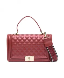 Красная стеганая сумка через плечо Marc Ellis, красный