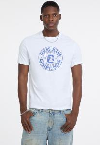 Футболка Guess Jeans BEDRUCKTES REGULAR FIT, Weiß/White