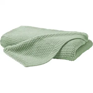 Покрывало Strick с качественной обработкой краев, уютное одеяло Primera, Salbei