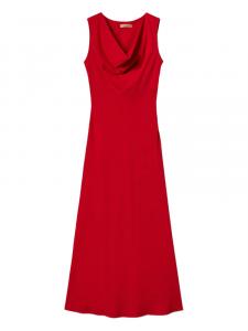 Платье с воротником-хомутиком TWINSET, красный