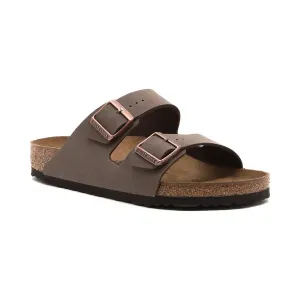 Тапочки с добавлением кожи Birkenstock, коричневый