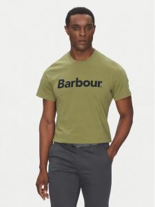 Футболка приталенного кроя Logo MTS0531OL39 Barbour, зеленый