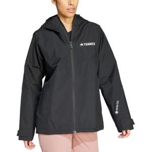 Adidas Ветровка женская черная водонепроницаемая ветрозащитная дышащая, Black