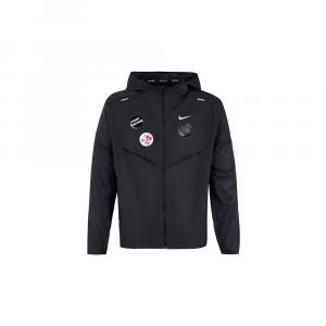 Nike Мужская черная быстросохнущая дышащая одежда с защитой от солнца, Black