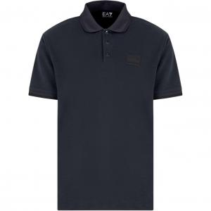 Футболка-поло Ea7 Lux Identity EMPORIO ARMANI, черный