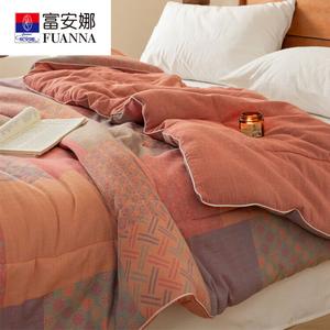 Fuanna Одеяло зимнее двуспальное 200х230 см, хлопковый байковый наполнитель, вес 4 кг