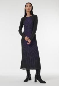 Повседневное платье ABSTRACT PRINT Leem, темно-серый