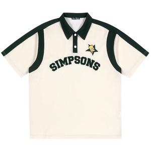 The Simpsons Рубашка-поло унисекс «Симпсоны», Черный