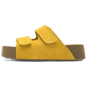 AGSDON Тихие тапочки-шлепанцы 4,5 см женские желтые, цвет Yellow