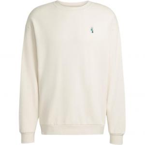 Свитшот с принтом в виде собачьего носка Adidas, Ecru