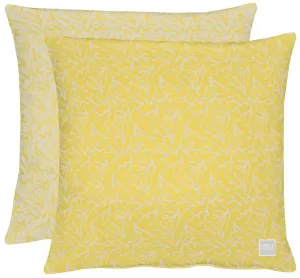 Декоративная подушка APELT "3970", двусторонний чехол с наполнителем, 1 шт 45х45 см, цвет gelb/stein + gemustert