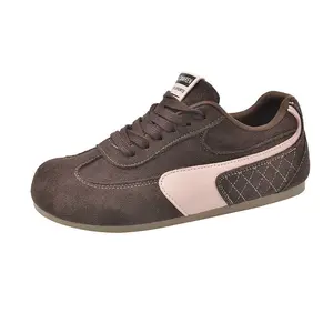 BINGO DUCK Кроссовки женские Casual Coverage Low Top коричневые, цвет Brown