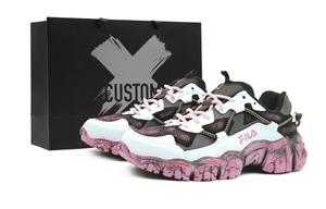 Fluid Pink Fun Adventure, Shopping Bag, устойчивые к истиранию дышащие низкие повседневные кроссовки Unisex белый розовый FILA, черный