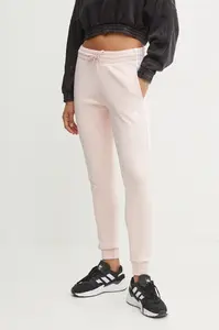 Хлопковые спортивные брюки Essentials adidas, розовый