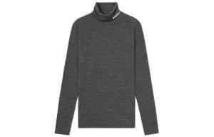 Джемпер с принтом логотипа и воротником-стойкой JIL SANDER, серый