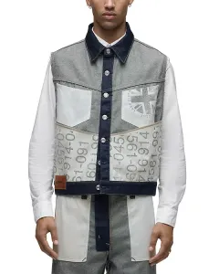 Жилет с графическим изображением номера Колумба Hudson, мультиколор