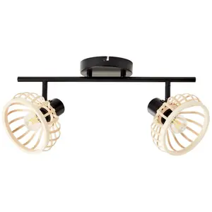 Светильник потолочный поворотный Brilliant Norah, черный