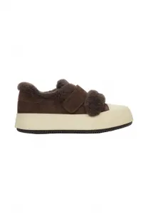 Trampki na rzep trainers Estro, Dark Brown