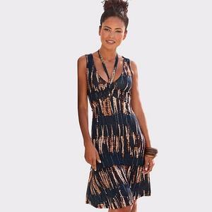 Женское платье с принтом и ремешками Lascana