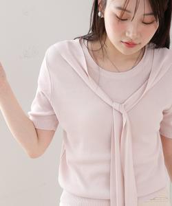 Многослойный летний вязаный топ