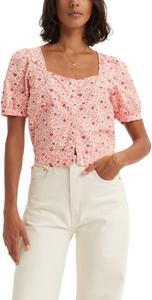 Женская блузка Levi's Simone с коротким рукавом, Riley Floral Terra Cotta