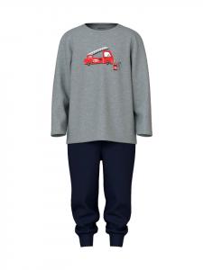 Name it Пижама "Пожарная машина" серого цвета