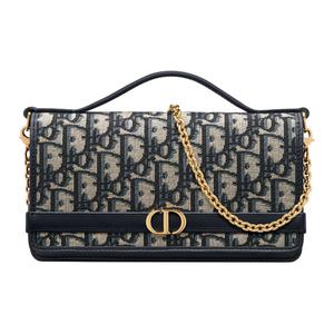 DIOR Женская синяя сумка через плечо