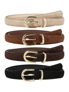 ABOUT YOU Ремень в цветах беж, шоколад, коньяк, черный