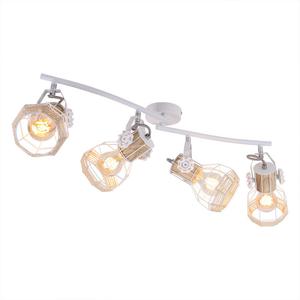 Globo Lighting Потолочный светильник, металлический, белый, под дерево