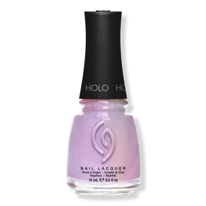 Лак для ногтей Mega Pigment, голографический China Glaze, Shimmer & Bare It (Holographic lilac)