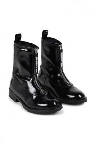 Кожаные ботильоны Karl Lagerfeld для мальчиков и девочек, черный