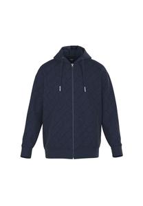 Мужская толстовка - Cataldo, капюшон, молния, логотип по всей поверхности, хлопок JOOP! JEANS, синий