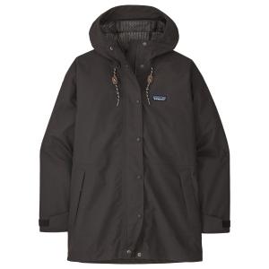 Женская куртка-дождевик для повседневного ношения на открытом воздухе - куртка-дождевик Patagonia, черный