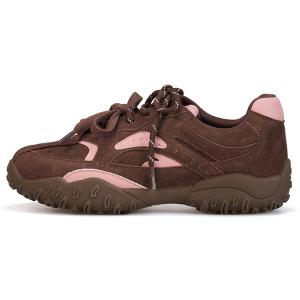 Joy&Mario Низкие повседневные туфли, увеличивающие рост, женские, коричневые