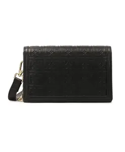 Сумочка Monogram с поясом и цепочкой Kazar, черный