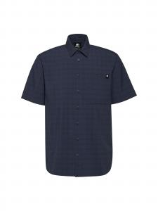 MAMMUT Рубашка 'Lenni' Regular fit Athletic Button Up в цвете Marine Blue