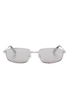 Jacquemus rectangle-frame солнцезащитные очки, серебряный