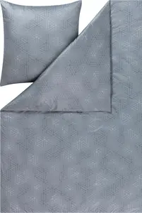 Комплект постельного белья Ateliers - джерси интерлок мако пиппа, цвет графит, размер 155x200+80x80 Estella