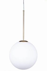 Подвесной светильник Kiki Design Milky I, золото - белый - стекло - металл - 20 х 118 х 20 см