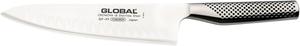 Global Model X поварской нож - произведено в Японии, 20 см с волнообразной кромкой