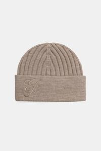 Шерстяная шапка Emporio Armani, бежевый