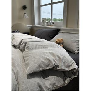 MUJI Комплект постельного белья 1,5 м, 4 предмета, пододеяльник 150x200 см