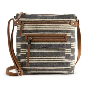 Большая сумка через плечо Zoya Rosetti, цвет natural stripe