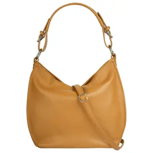 Шоппер Samantha Look, натуральная кожа, производство Италия, желтый