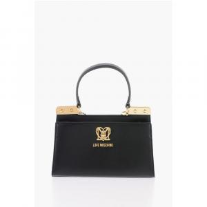 Сумка LOVE из искусственной кожи с 2 отделениями и съемной ручкой Moschino, Black