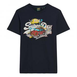 Футболка с коротким рукавом Superdry La Vl Graphic, черный
