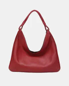 Свободная кожаная сумка через плечо Abbacino, красный