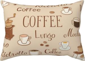 Pevtufa Наволочка с принтом Coffee Time, застежка конвертом Coffee Time