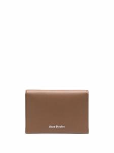 Acne Studios складной картхолдер, коричневый